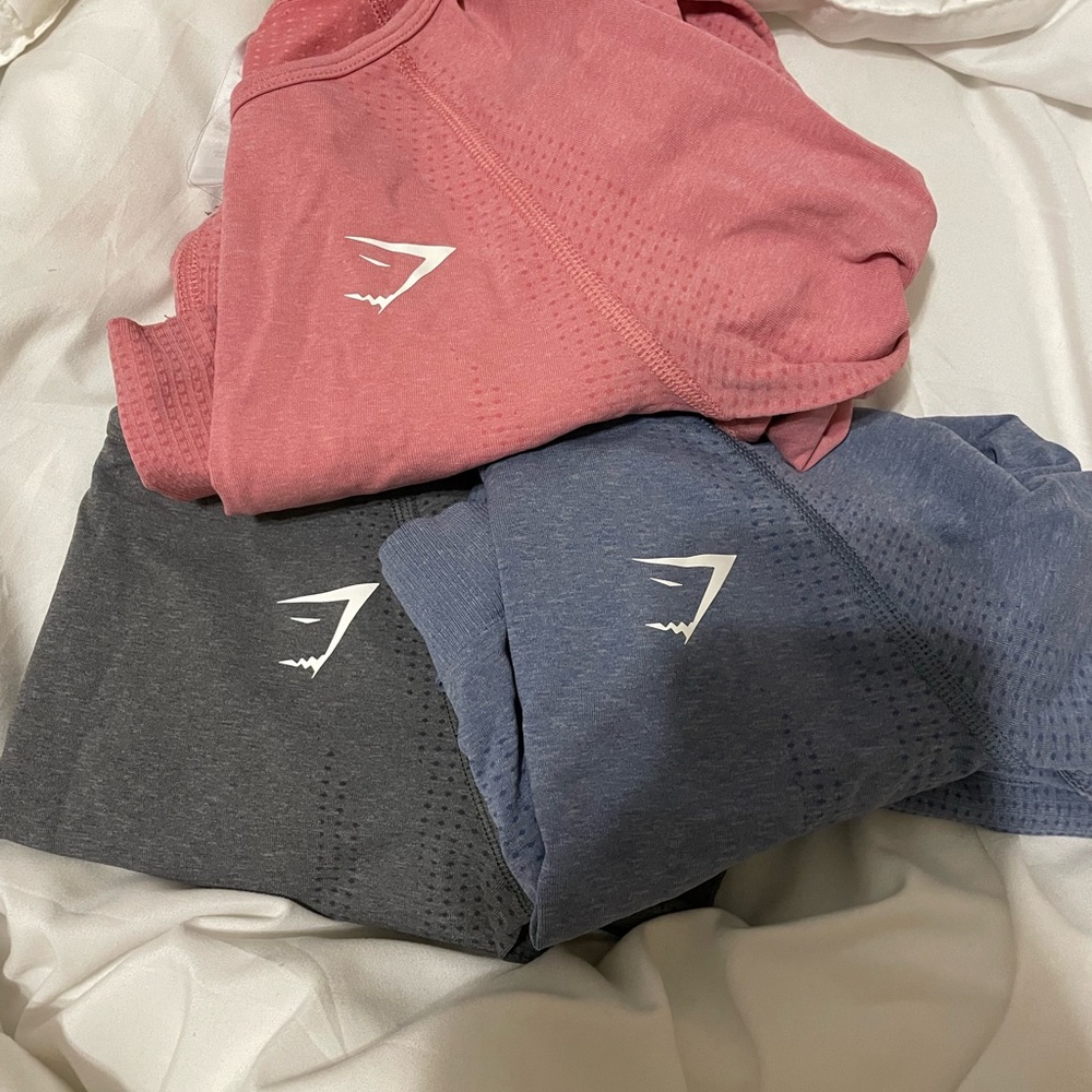 gymshark vital seamless 2.0 long sleeve - bundle (NOT FOR SALE DO NOT BUY!!)